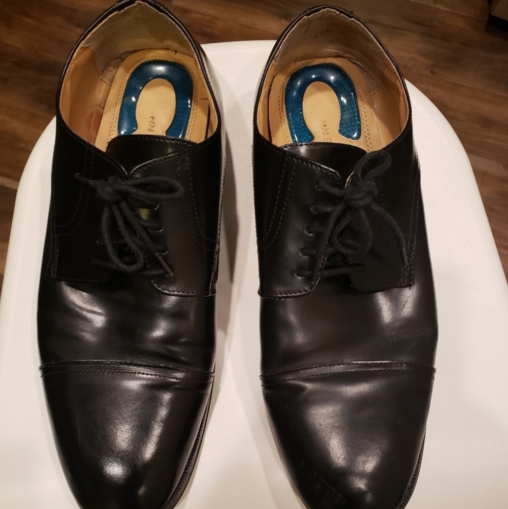 Nun Bush Mens Black lace up Dress Work Shoes 13M